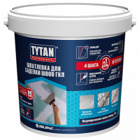 Шпатлёвка полимерная Tytan Professional для заделки швов гипсокартона 5 кг