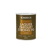 Лак паркетный Komandor Laquer Parquet Strong высокоглянцевый 0,9 л