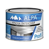 Краска универсальная Alpa Profi 3 латексная база А 0,5 л