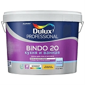 Краска влагостойкая Dulux Professional Bindo 20 Кухня и ванная полуматовый база BW 9 л