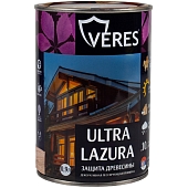 Деревозащитное средство Veres Ultra Lasura №8 дуб темный 0,9 л