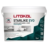 Затирка эпоксидная Litokol Starlike Evo S.230 Cacao 5 кг