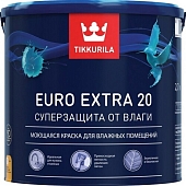 Краска влагостойкая Tikkurila Euro Extra 20 база С 9 л 