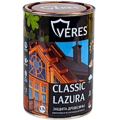 Деревозащитное средство Veres Classic Lasura №1 бесцветный 0,9 л