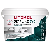 Затирка эпоксидная Litokol Starlike Evo S.145 Nero Carbonio 2,5 кг