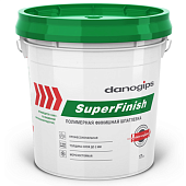 Шпатлёвка финишная Danogips Super Finish полимерная 17 л/28 кг