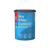 Краска интерьерная Tikkurila Siro White для потолка база А 0,9 л