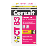 дубль Штукатурно-клеевая смесь Ceresit CТ 83 Strong Fix для пенополистирола 25 кг