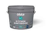 Краска влагостойкая Olsta Kitchen&bathroom база А 9 л