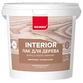 Лак интерьерный Neomid Interior для дерева 1 л