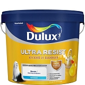 Краска влагостойкая Dulux Ultra Resist Кухня и ванная матовый база BW 5 л